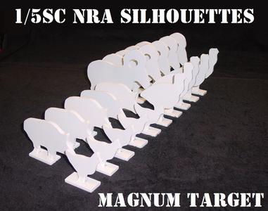 1/5sc. NRA/IHMSA .22LR Rim-fire Animal Knock-down Targets - 20pc. Steel Targets - 20W Marketable Sale Online