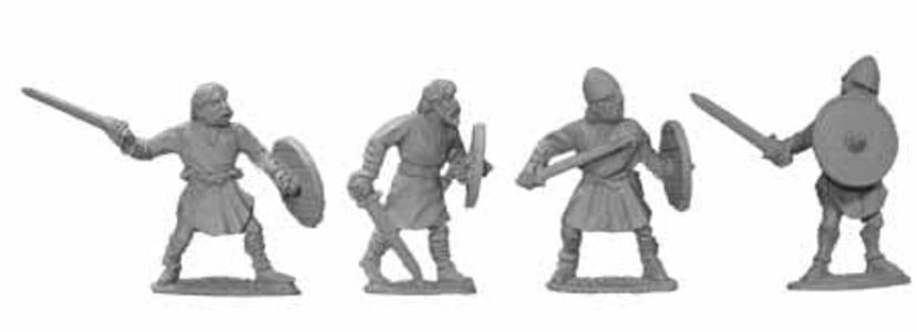 DA1060 - Saxon Unarmoured Swordsmen II (4) Online Online Clearance