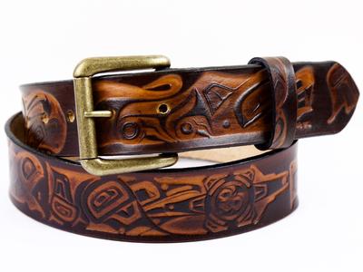 Coastal Creatures Leather Belt Outlet Ebay