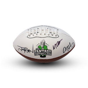 Fantasy Footballers Autographed Mini-Football 2025 New For Sale