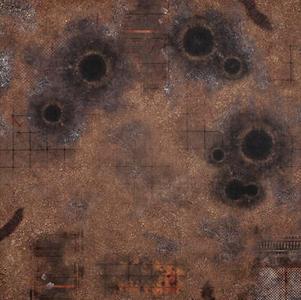 4'x4' G-Mat: Fallout Zone Cheap Countdown Package