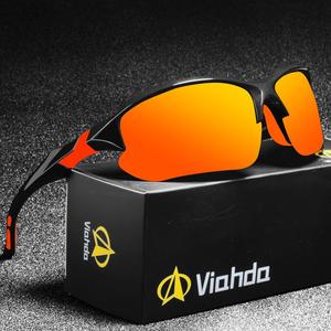 VIAHDA Brand Design Polarized Sunglasses Men Driving Shades Male Sun Glasses For Men Mirror Goggle UV400 Sale For Cheap