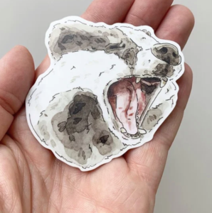 Critter Co. - SCREAMING BADGER Sticker Clearance Websites