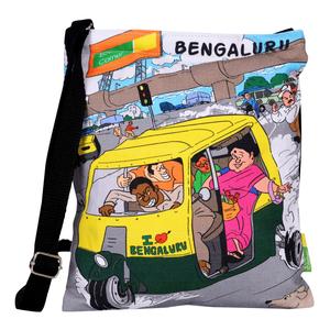 Small Namma Bengaluru Auto Sling Bag Free Shipping Wiki