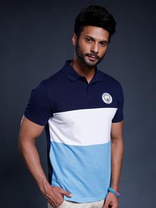 Manchester City: Classic Colourblocked Polo Buy Cheap Get Authentic