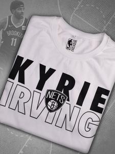 Brooklyn Nets: Kyrie Irving T-Shirt - White Sale Exclusive