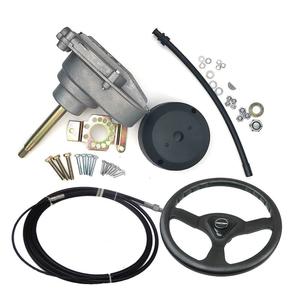 12FT Planetary Gear Outboard Marine Steering Helm With Boat Steering Cable Wheel Marketable Sale Online