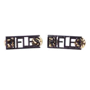 Shoulder Titles - Rifles - Black - - Pair Buy Cheap Comfortable