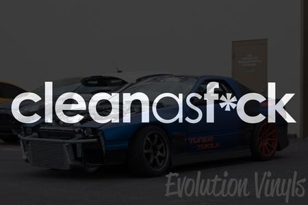 Clean as F*ck V1 Decal Limited Edition Online