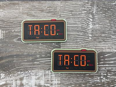 "TacoTime" PVC Patch (bin 120) Cheap Pirce