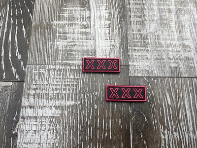 " XXX " PVC Patch (bin 69) Footlocker Pictures Online