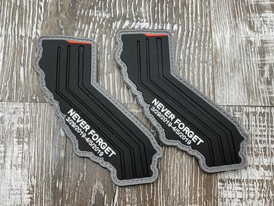 "CA Mag: NEVER FORGET" PVC Patch (bin 91) Discount Order