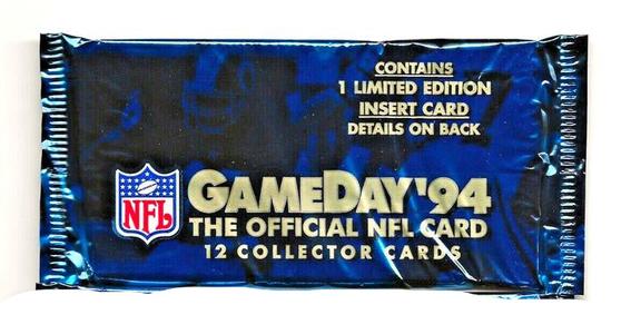 1994 Fleer GameDay NFL Football - Retail Pack Sale How Much