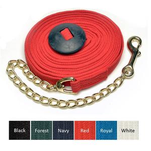 25' Cotton Lunge with 20" Chain Outlet Big Discount