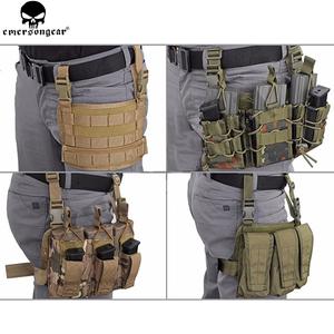 EMERSONGEAR Modular Rife Leg Panel Pouch Tactical Molle Drop Leg Pouch Hunting Pistol Gun Holster Tools Molle Pouch EM6277 Professional