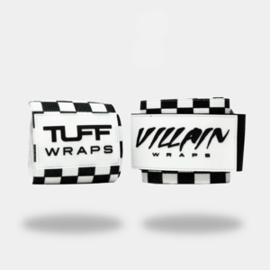 24" Villain Wrist Wraps - Checkerboard Clearance Good Selling