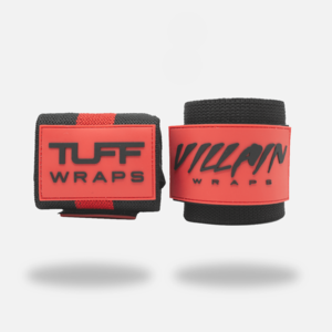 16" Villain Wrist Wraps - Black/Red Cheap Factory Outlet