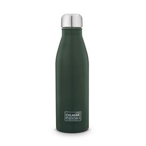 Stainless Steel Agua Single Wall Matt Finish Water Bottle For Fridge, School, Home, Office, Travel, Capacity -1000ml, Military Green (Pack of 1) Discount Best