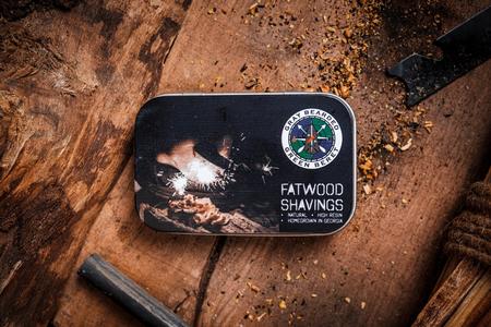 GB2 Fatwood Fire Starter All-Natural Emergency Tinder in Shavings, Sticks, and Kits Limited Edition