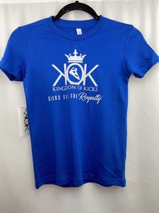 KOK White Logo Kids Tee Royal Blue Outlet 100% Original