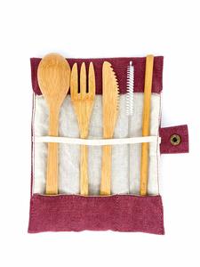 Bambaw Reusable Cutlery Set (Berry) Outlet Deals