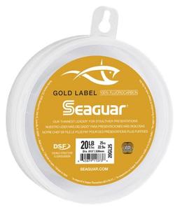 Seaguar 02GL25 2 Lbs X 25 Yard Gold Label Fluorocarbon Leader Outlet Genuine