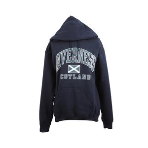 (D) Inverness Harvard Print Hooded Top Navy Free Shipping Purchase