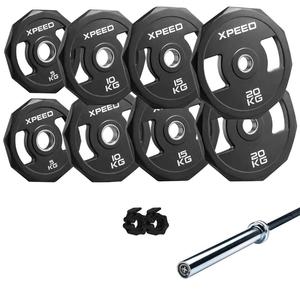 100kg Olympic Plate Pack 20kg Barbell Low Pice Fee Shipping Online