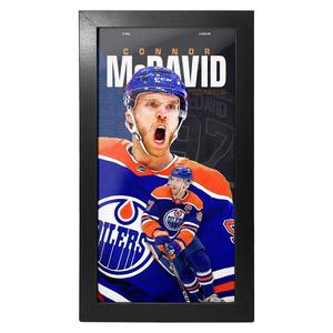 Connor McDavid Edmonton Oilers Centerfold 6x12 Framed Print Low Pice For Sale