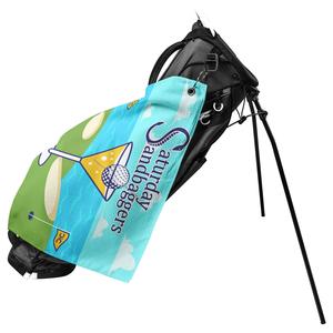 Golf Towel - Saturday Sandbaggers Single Sided Discount Big Discount