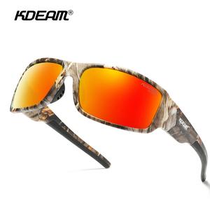 KDEAM Polarized Men's Sunglasses Printing Pattern Designing Frame Glassess Men Sport Goggles Cheap From China
