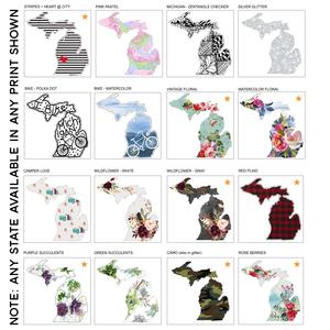 MINI Michigan decals - 2" decals - set of 10 qty. Outlet Collections