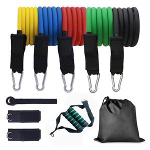 11pcs Resistance Band Set Expander 100/125/150 Pound TPE Workout Elastic Rubber Band Home Gym Body Building Fitness Equipment Cheap Finishline