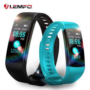 LEMFO Smart Watch Fitness Bracelet Heart Rate Monitor IP67 Waterproof Color Screen Sport Tracker Watch PK Mi Band 2 3 Cheap Sale Online