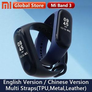 Original Xiaomi Mi Band 3 Global Version Smart Bracelet Multi Language Miband 3 OLED Touch Screen Mi band3 Fitness Bracele Outlet Websites