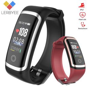 Lerbyee Fitness Tracker M4 Waterproof IP67 Blood Pressure Smart Bracelet Bluetooth Call Reminder Sport Wristband for iOS Android Outlet Hot Sale