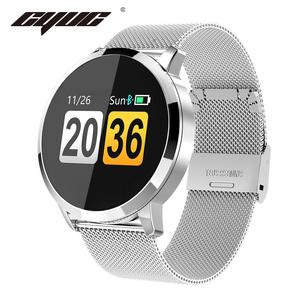CYUC Q8 Smart Watch OLED Color Screen men Fashion Fitness Tracker Heart Rate Blood Pressure Oxygen Smartwatch Discount For Sale