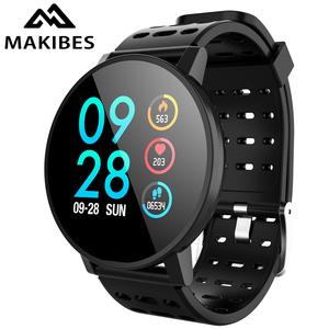 Makibes T3 Smart watch waterproof Activity Fitness tracker HR Blood oxygen Blood pressure Clock Men women smartwatch PK V11 Store Sale