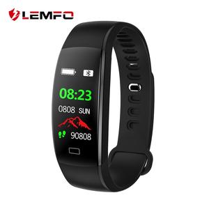 LEMFO Smart Fitness Bracelet Men Color Screen Smart Band Blood Pressure Heart Rate Monitor Wristband for Android IOS Cheap View