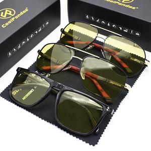 3PCS Combined CoolPandas Sunglasses Men Polarized Day Night Vision Driving Eyewear Photochromic Women gafas de sol hombre Free Shipping Best