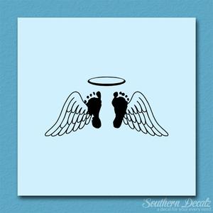 Baby Feet Memorial Angel Wings Clearance Fast Delivery