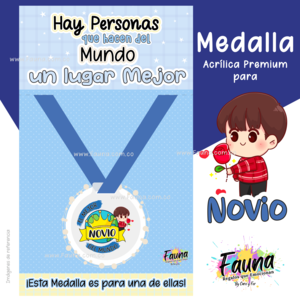 Medalla El Mejor Novio del Mundo Visit For Sale