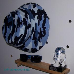 Bucket Hat - Camo Blue Excellent