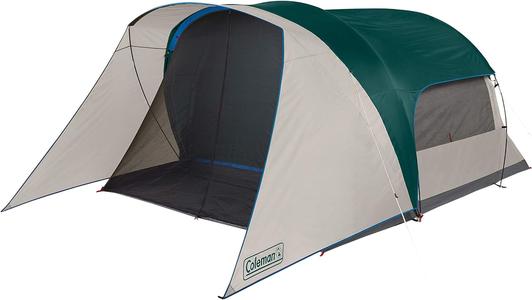 Coleman Cabin Camping Tent with Screened Porch, 4/6 Person Weatherproof Tent with Enclosed Screened Porch Option, Includ Cheap Pice Free Shipping