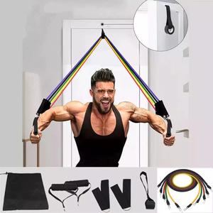 11 Pcs Resistance Band Elastic Pull Rope Set Outlet Sast