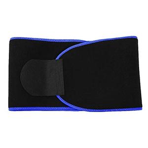 214 Fitness Waist Trimmer Belt Sweat Workout Body Shaper Sauna Sweat Wrap Sauna Suit Effect for Men & Women Weightlifting(blue, M) Clearance Wiki