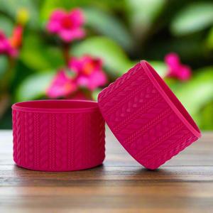 ALECIA (Hot Pink) | Cable Knit Sweater | Silicone Tumbler Boot Collections For Sale