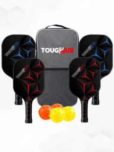 Pickleball Paddle Deal 4 Paddles, 4 Balls & 2 Carry Bags Cheap Order