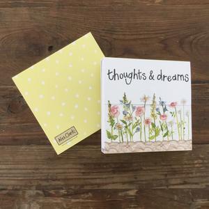 Magnetic Notepad - Thoughts & Dreams Clearance With Credit Card