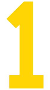1 Mighty Line Letter/Number Floor Marker Adhesive, 4.5"x10" size, pack of 10 Cheap Nicekicks